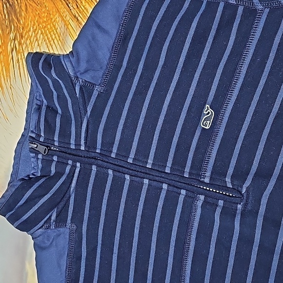 Vineyard Vines Striped Half Zip Pullover Sweater Large - Picture 4 of 7